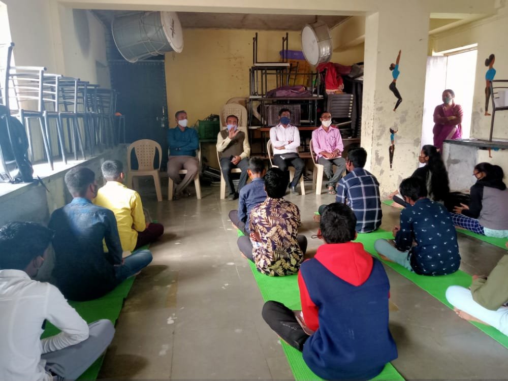 Carrier Guidance and Motivation for Parshuram Jagtap Ashram Shala, wadaki